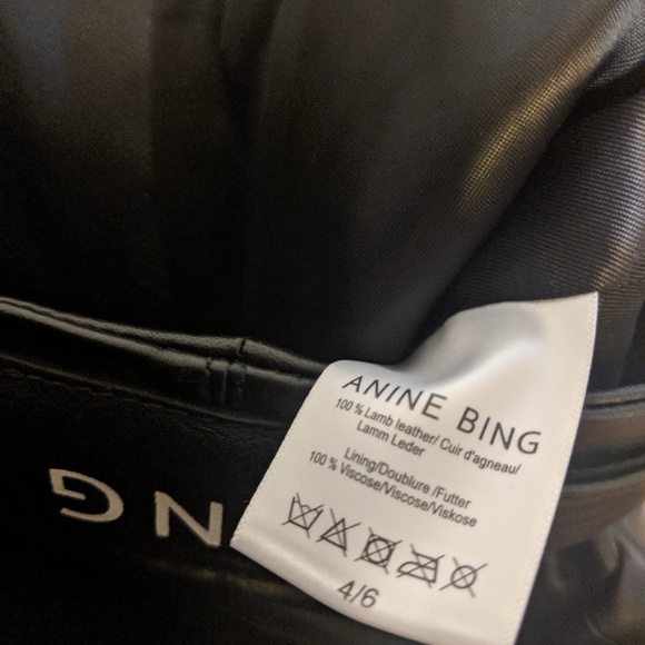 Anine Bing Kids Motley Moto Jacket - Picture 6 of 6